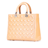 Large Patent Cannage Lady Dior